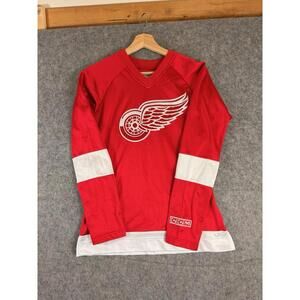 Vintage Detroit Red Wings NHL CCM For Her Jersey Women's Size XS